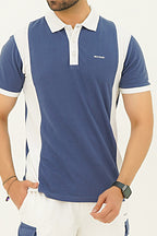 Indigo/White Cargo Short Set I Nextage