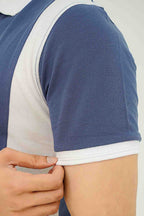 Indigo/White Cargo Short Set I Nextage