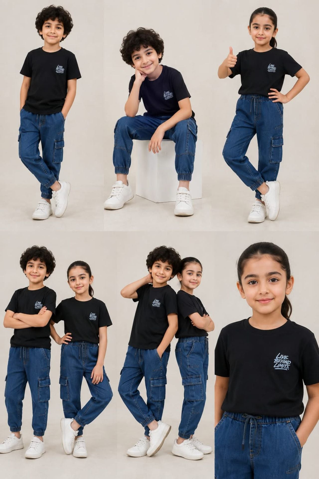 Nextage Kids Urban Cargo Streetwear Tracksuit