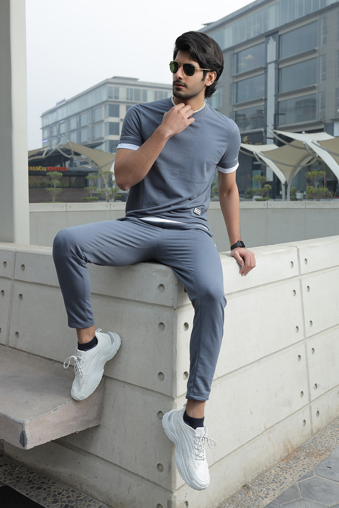 Nextage Premium Smoke Grey Tracksuit