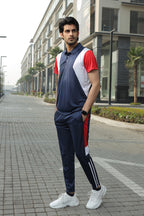 Nextage Navy Blue Dri-Fit Polo Tracksuit