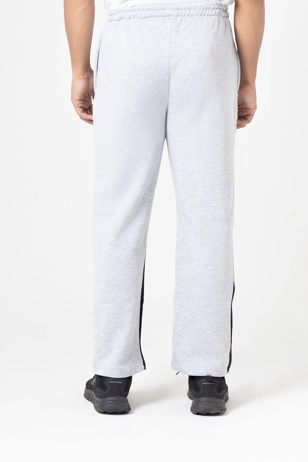 Nextage Ash Grey Cotton Fleece Trouser