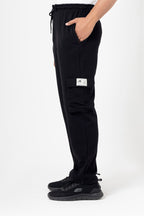 Nextage Black Cargo Fleece Jogger