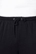 Nextage Black Cargo Fleece Jogger