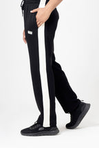 Nextage Black Side Panel Trouser
