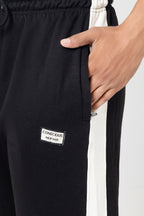 Nextage Black Side Panel Trouser