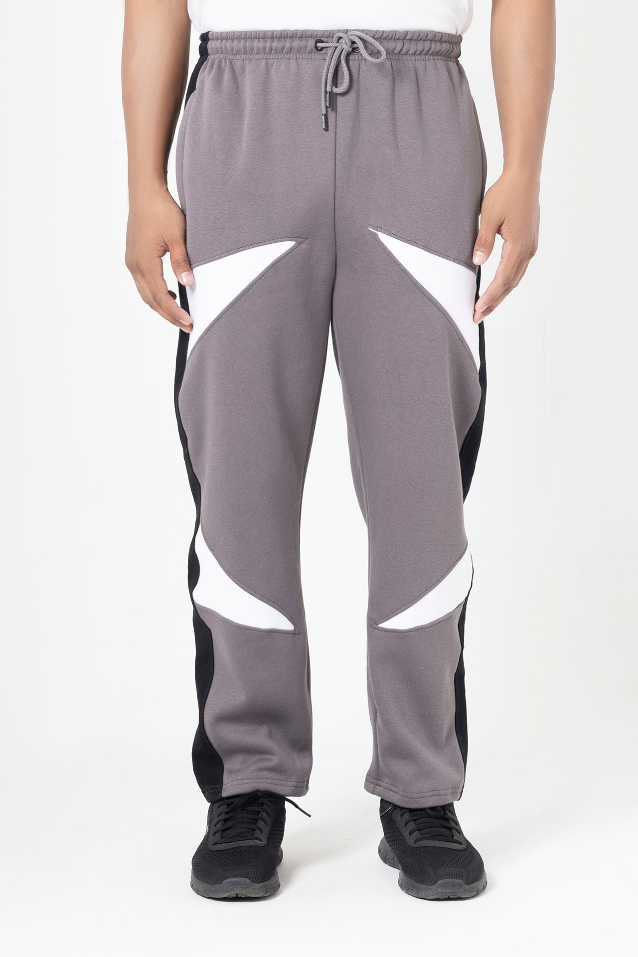 Charcoal Grey Front Panel Jogger