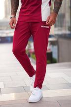 Nextage Deep Red Contrast Tracksuit