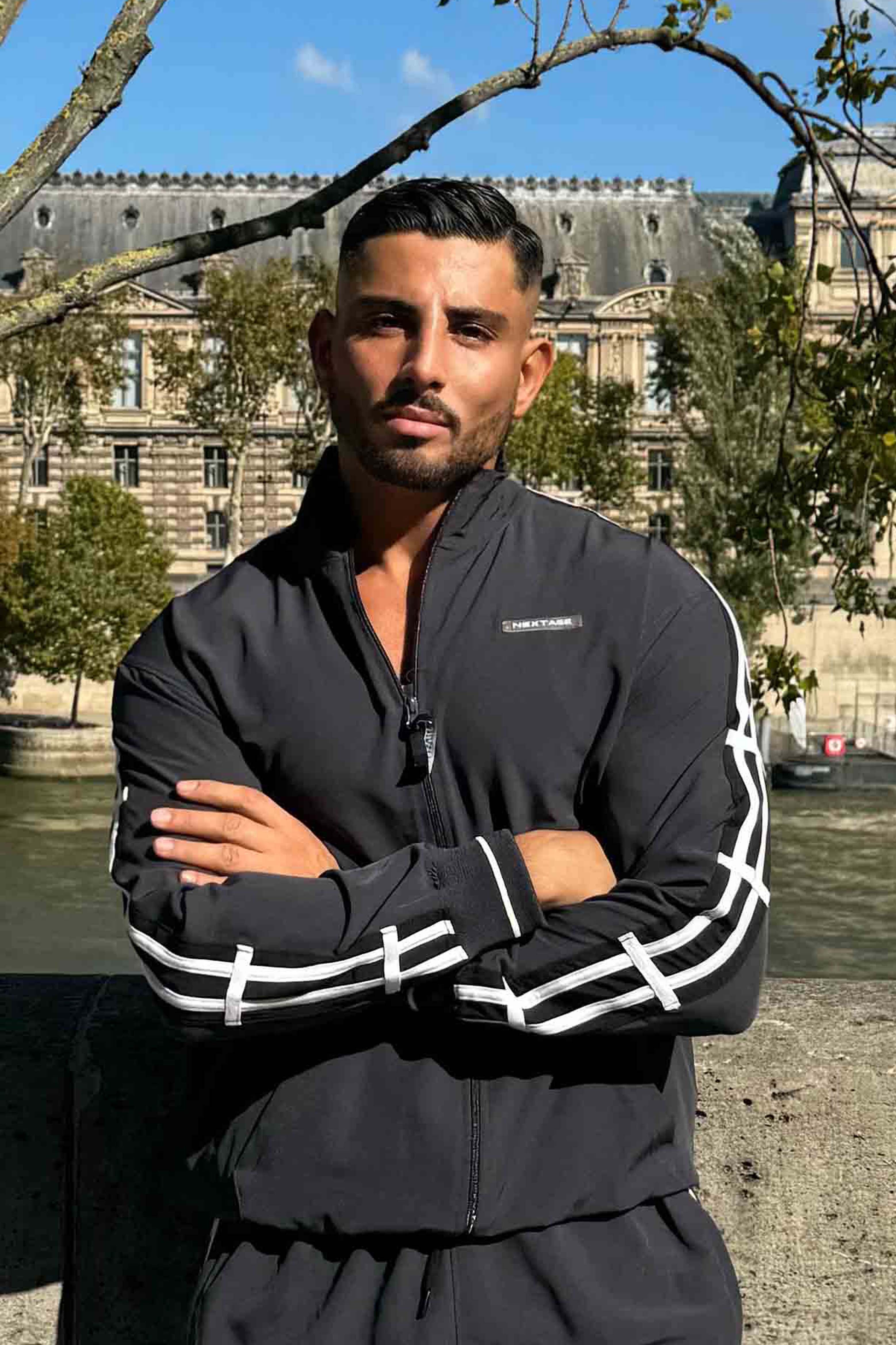 Nextage Charcoal Micro Jogging Tracksuit