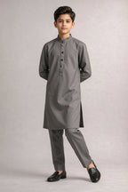 Nextage Kids Classic Grey Kurta Shalwar Set