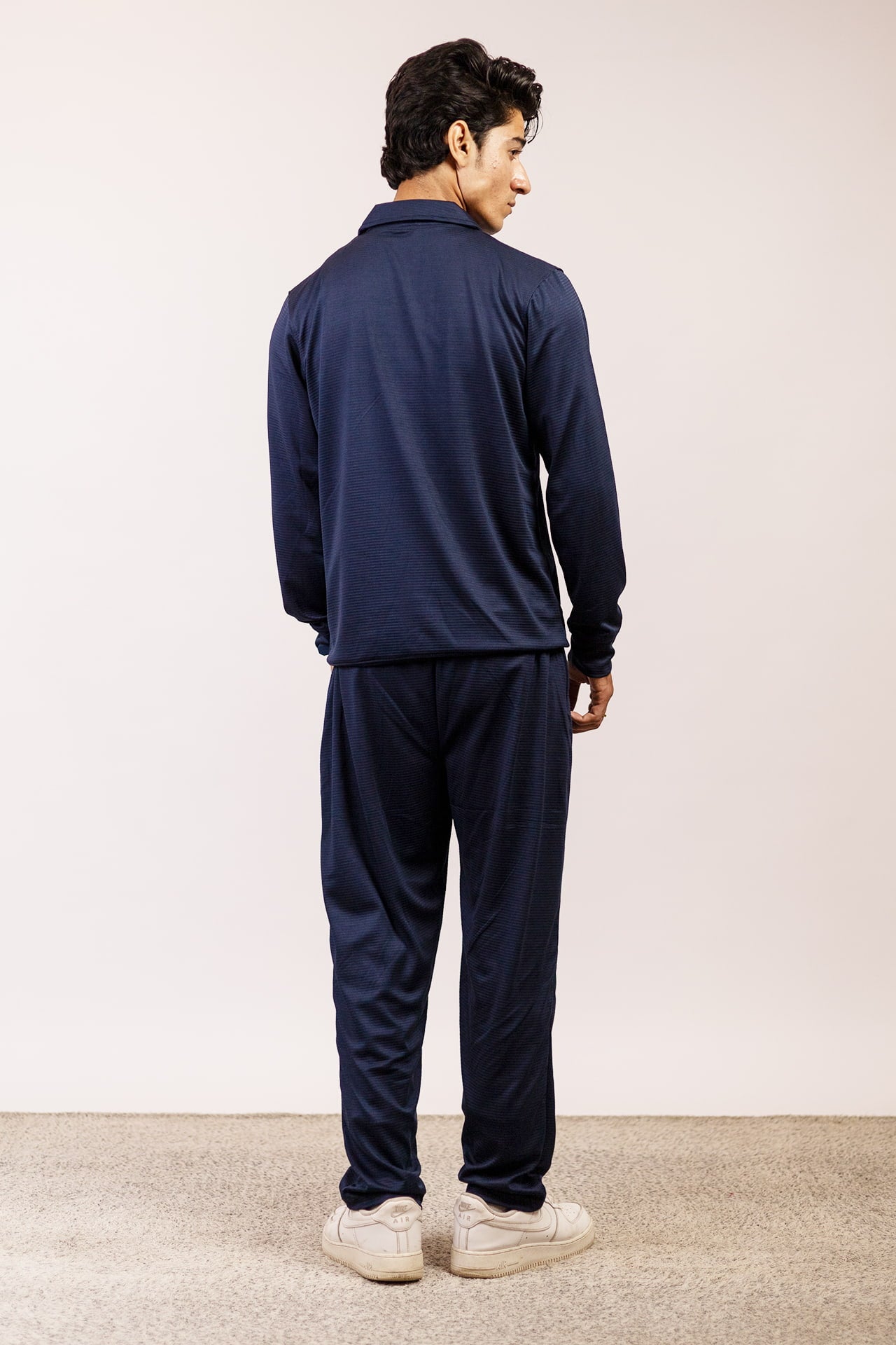 Nextage Navy Relaxed-Fit Zip Tracksuit
