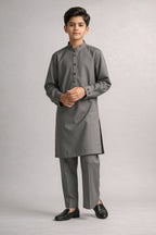 Nextage Kids Classic Grey Kurta Shalwar Set