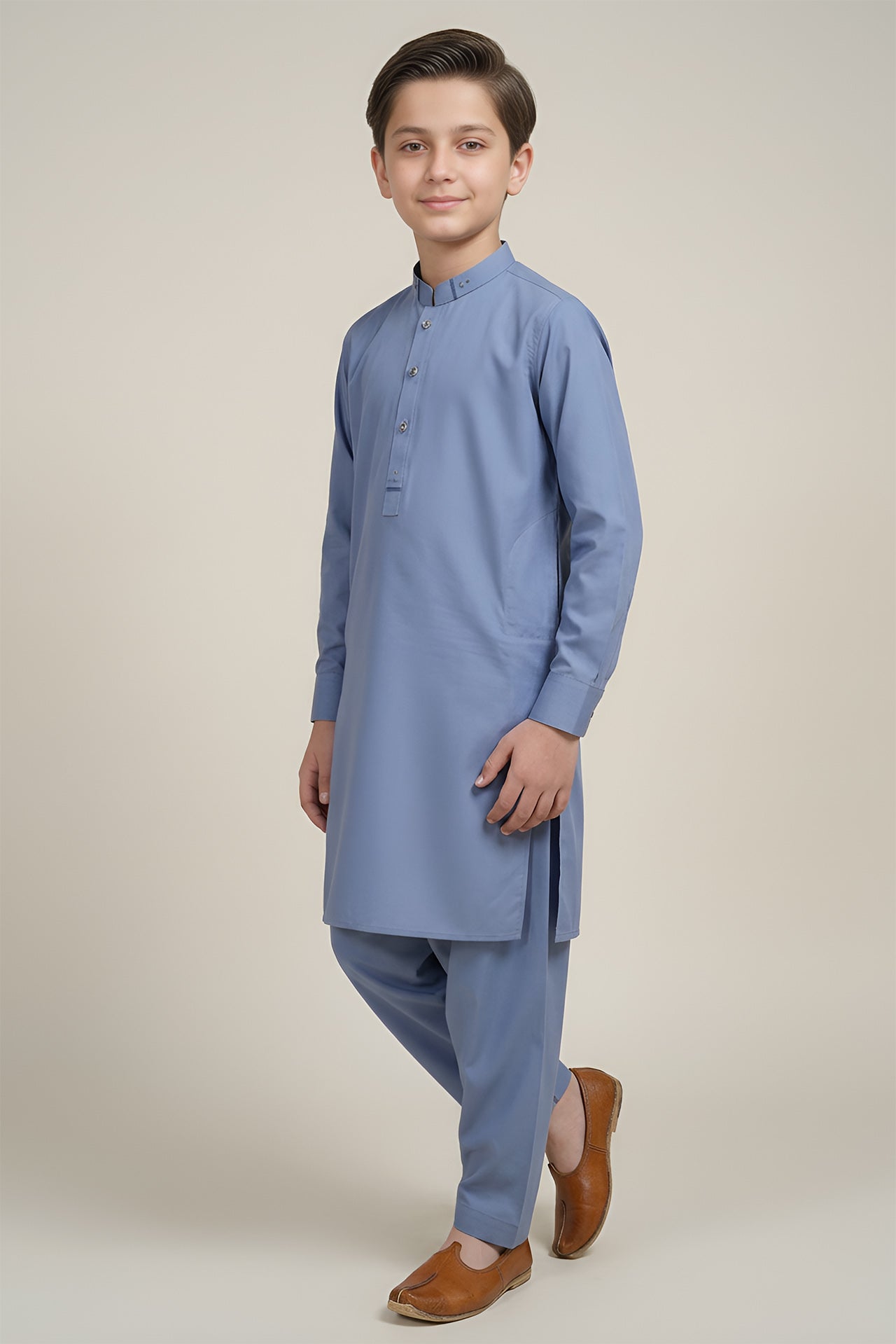 Nextage Kids Captain Blue Kurta Shalwar Set