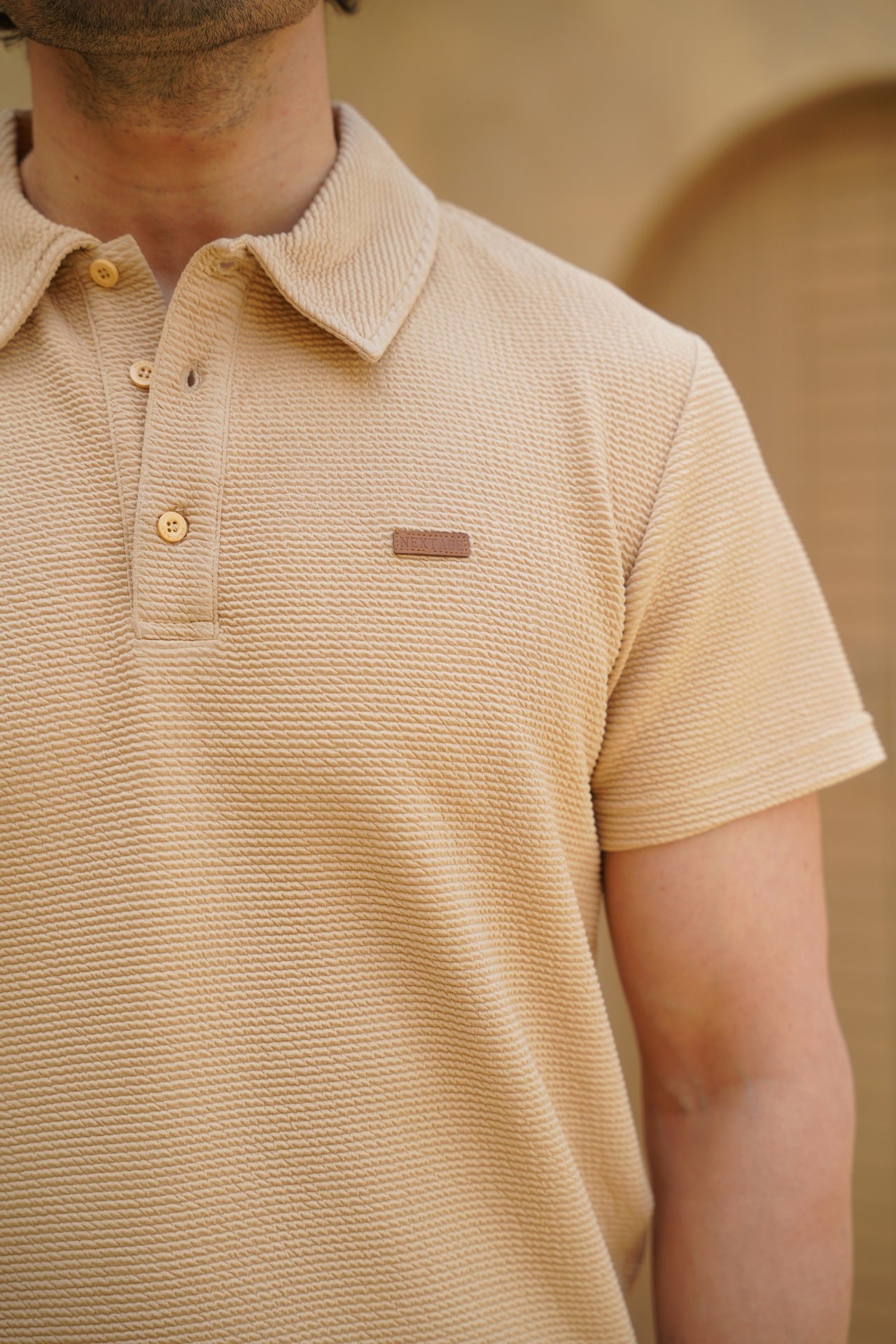 Nextage Sand Textured Polo – Signature Edition