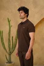 Nextage EarthTone Textured Polo – Signature Edition