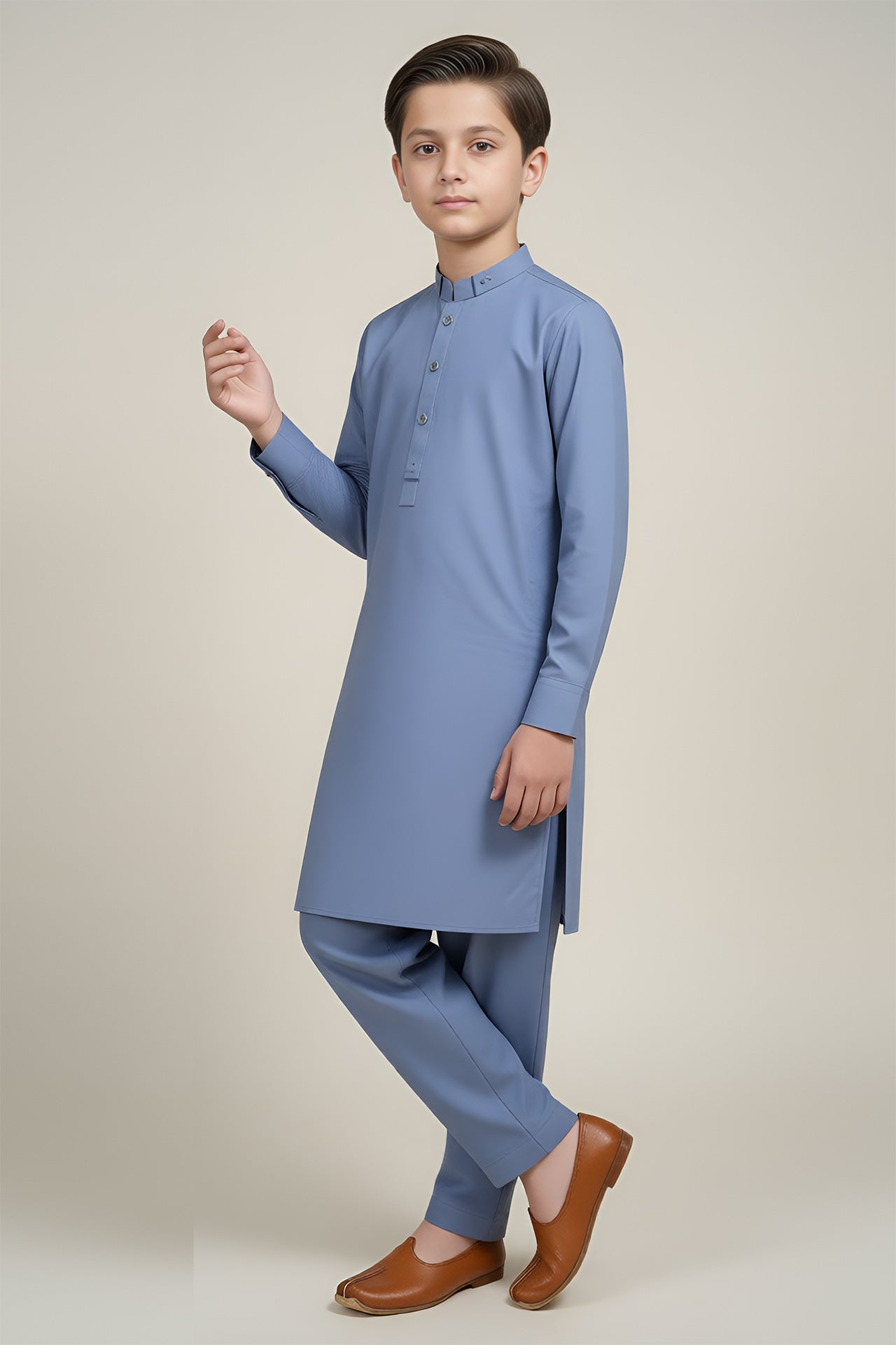 Nextage Kids Captain Blue Kurta Shalwar Set
