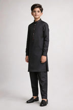 Nextage Kids Black Kurta Shalwar Set