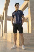 Nextage Premium Polo Cargo Short Set