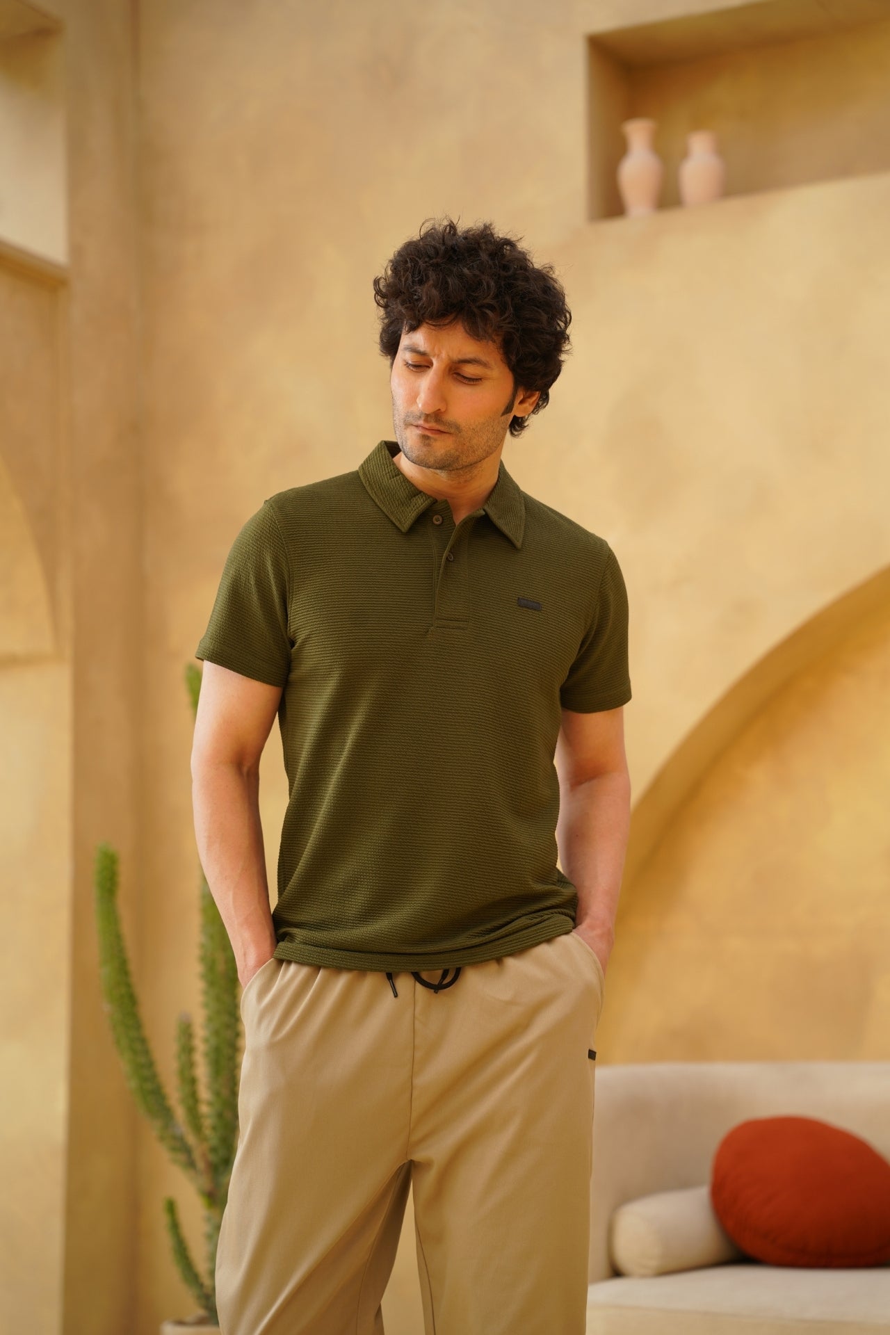 Nextage Olive Polo – Exclusive Drop