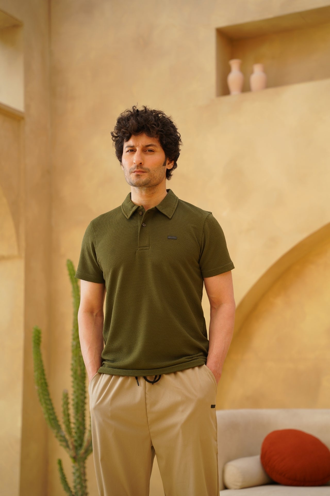 Nextage Olive Polo – Exclusive Drop