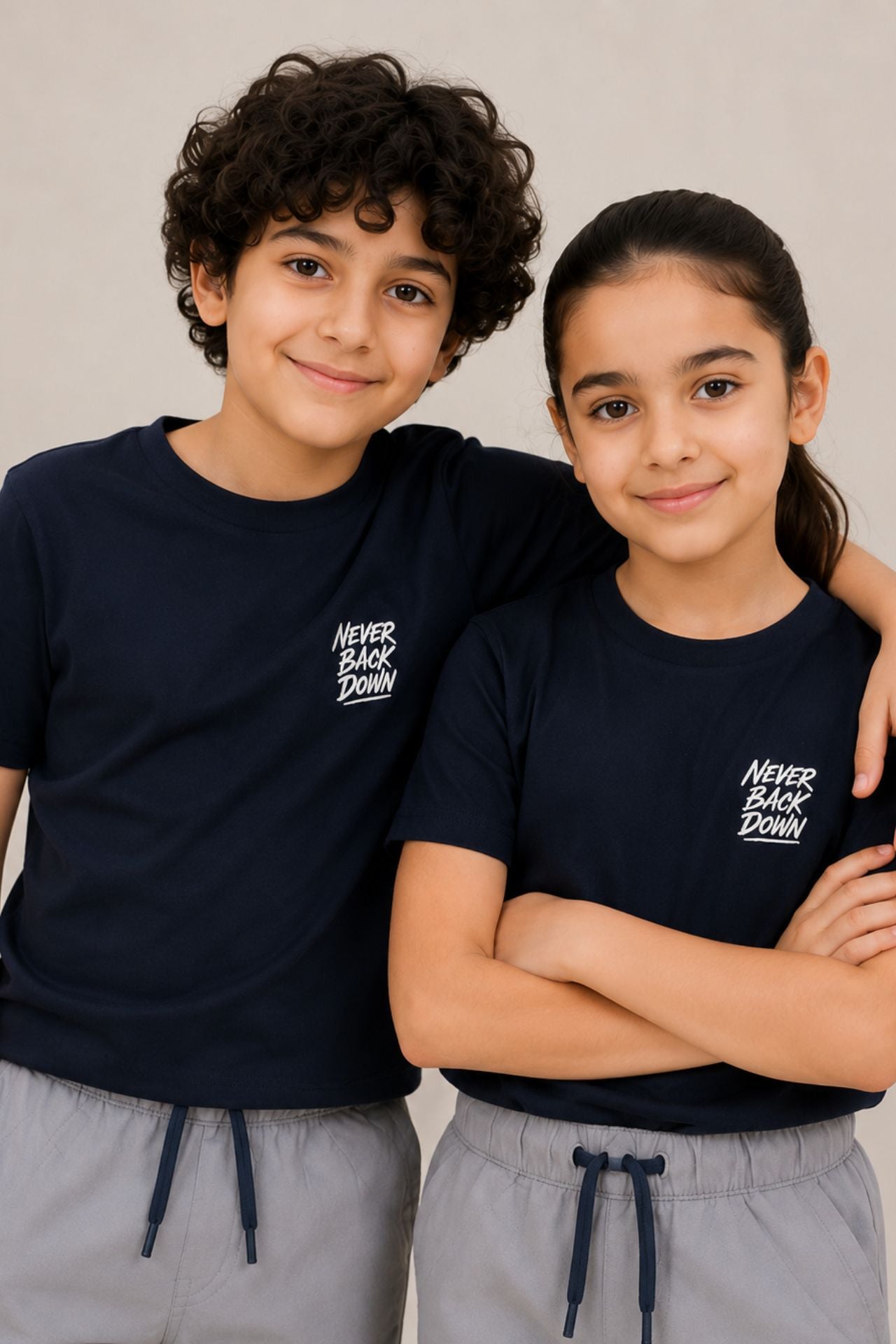 Nextage Kids Navy Signature Twill Co-ord Set