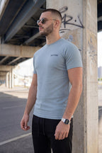 Nylon Mesh Ice Blue Summer Tracksuit