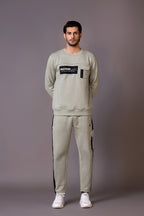 Nextage Sage Cargo Fleece Tracksuit