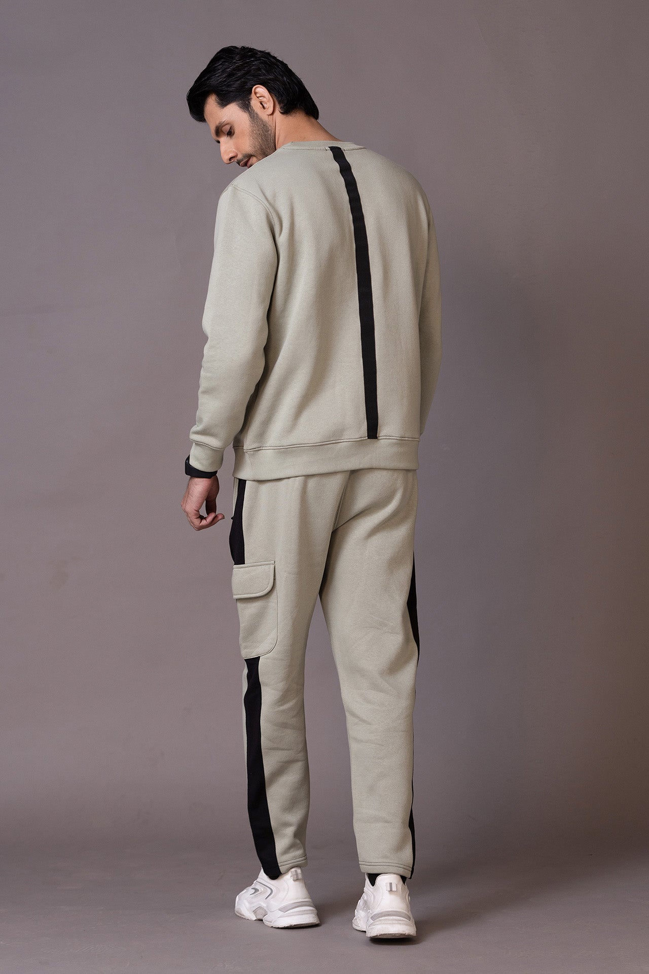 Nextage Sage Cargo Fleece Tracksuit