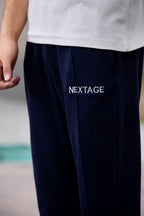 Nextage Mustard Blue Stripe Polo Tracksuit