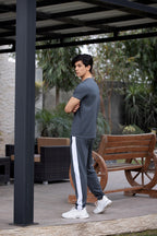 Nextage Grey Invisible Zip Tracksuit