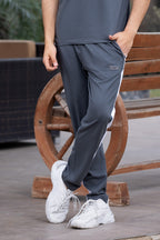 Light Grey Side Panel Trouser