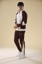 Funnel Neck Colour Block Tracksuit
