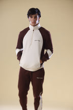 Funnel Neck Colour Block Tracksuit