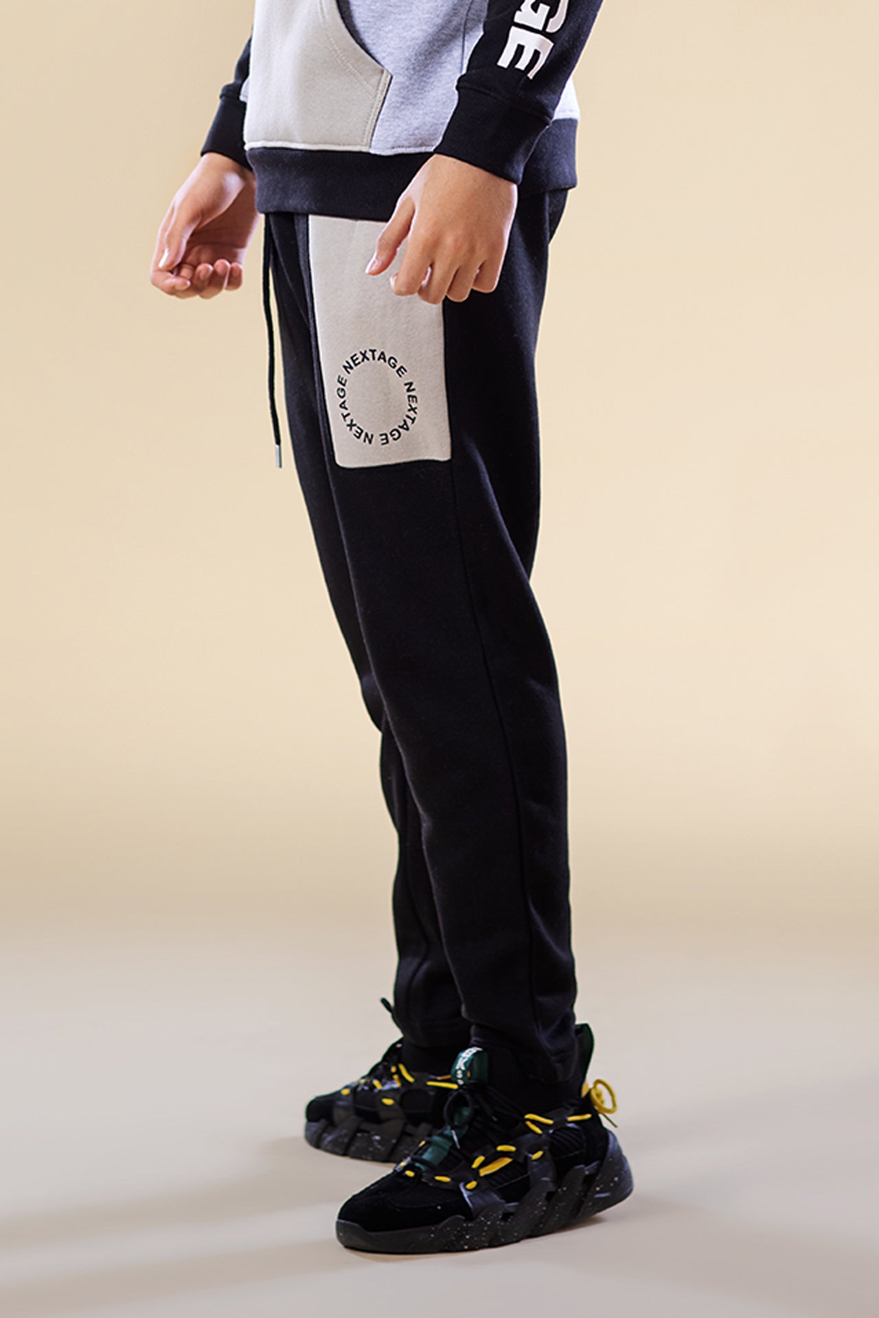 Black Flex Fit Trouser