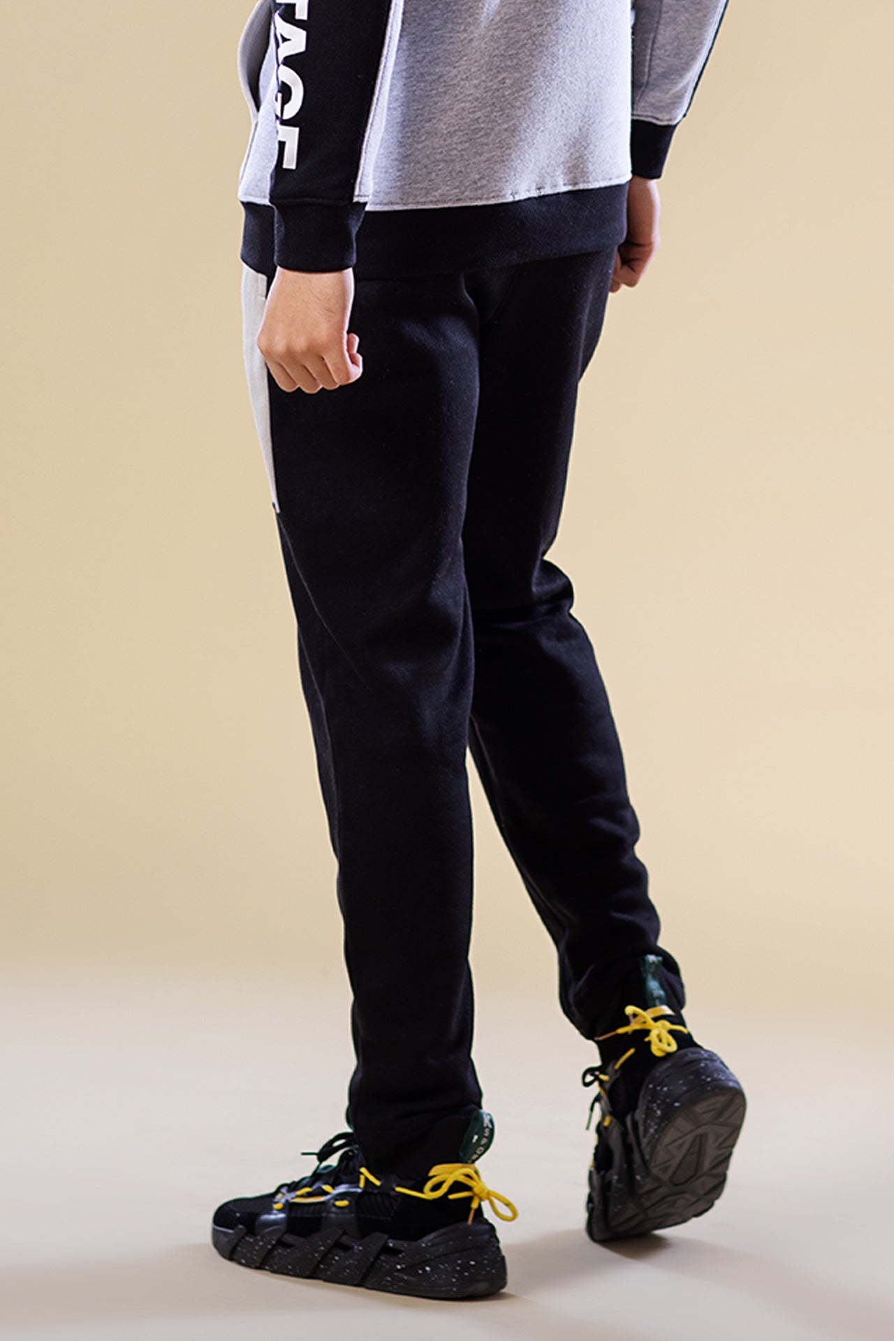 Black Flex Fit Trouser