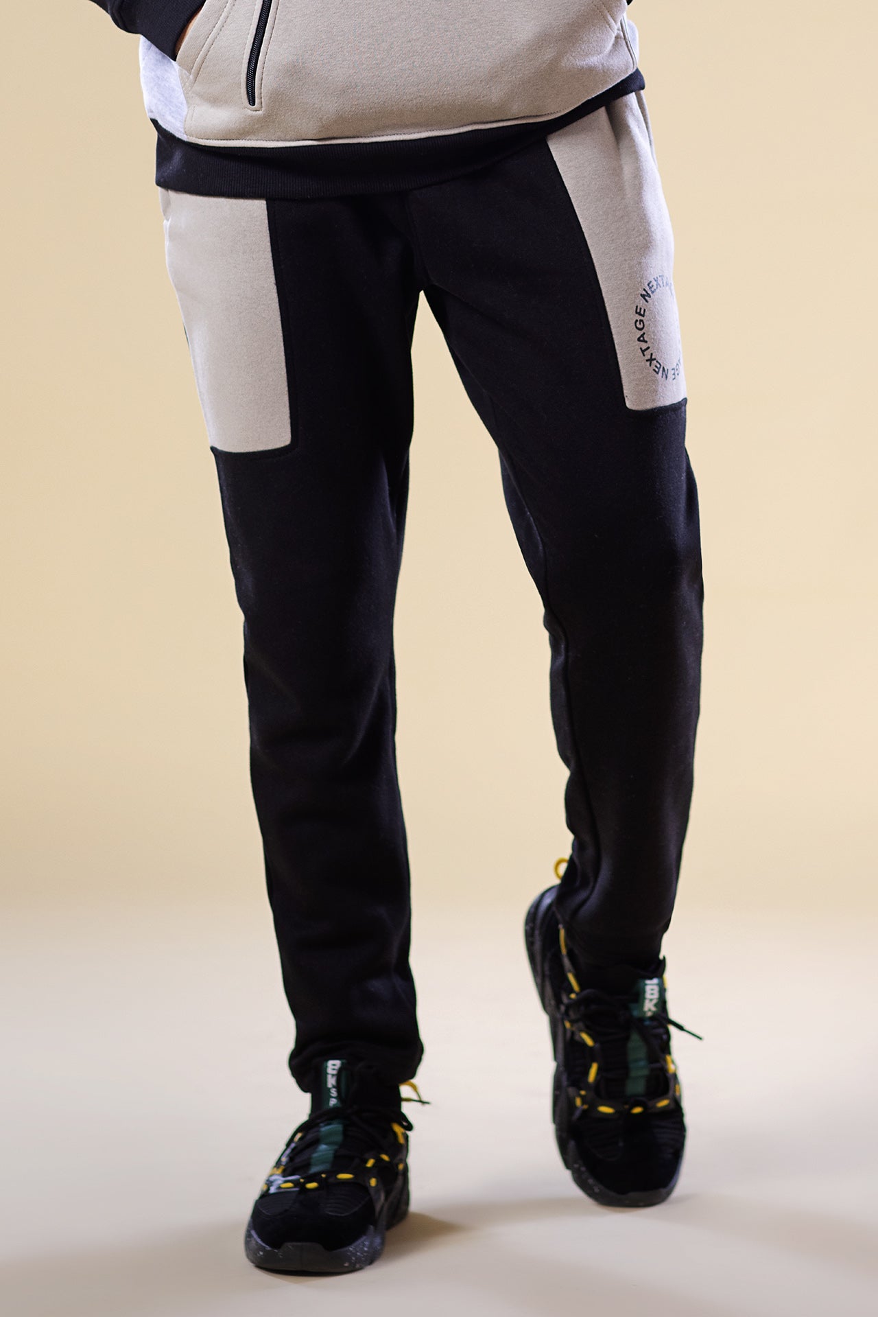Black Flex Fit Trouser