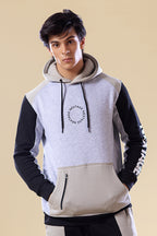 Grey Melange Flex Fit Hoodie