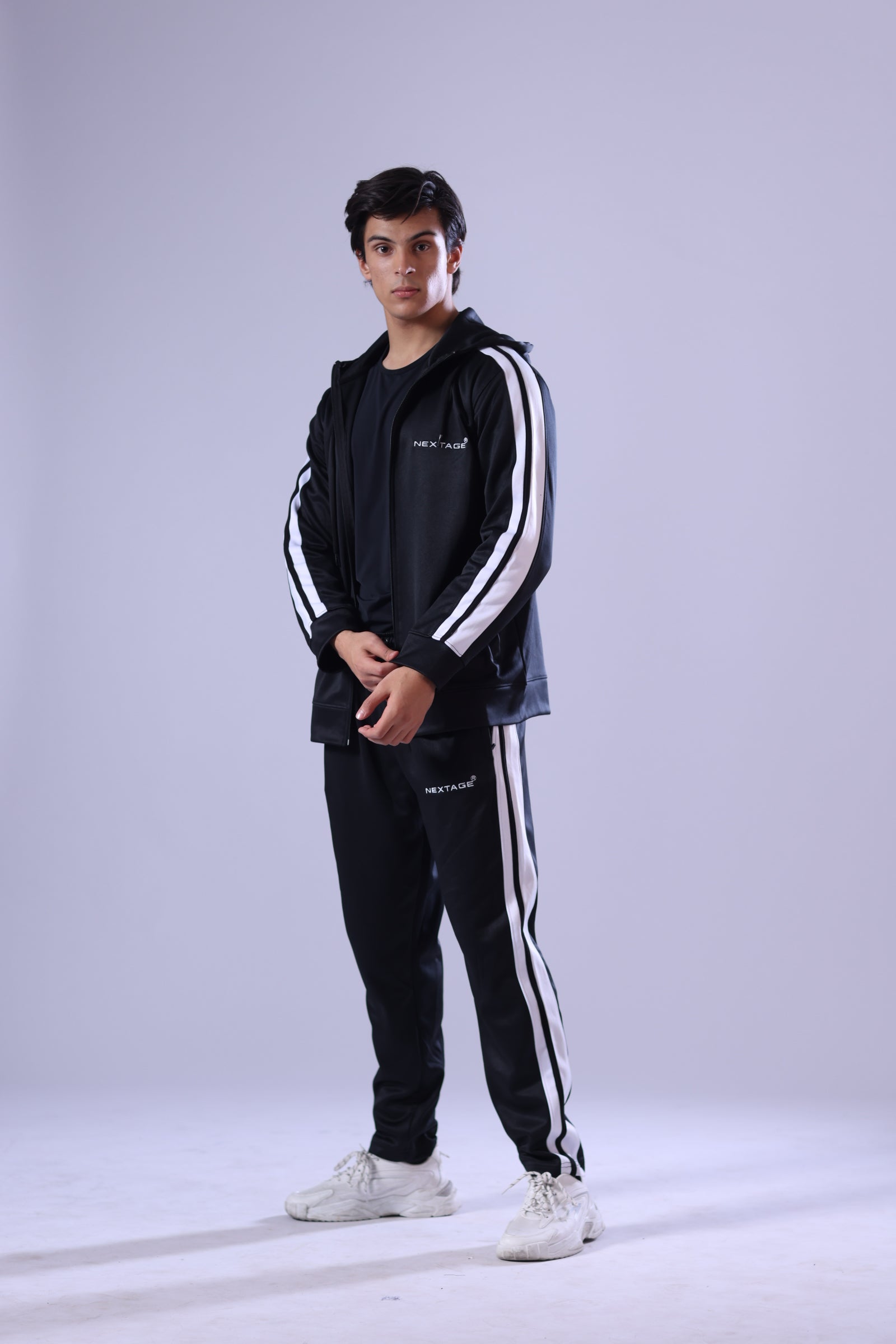 Black Hoodie Ultimate Winter Tracksuit