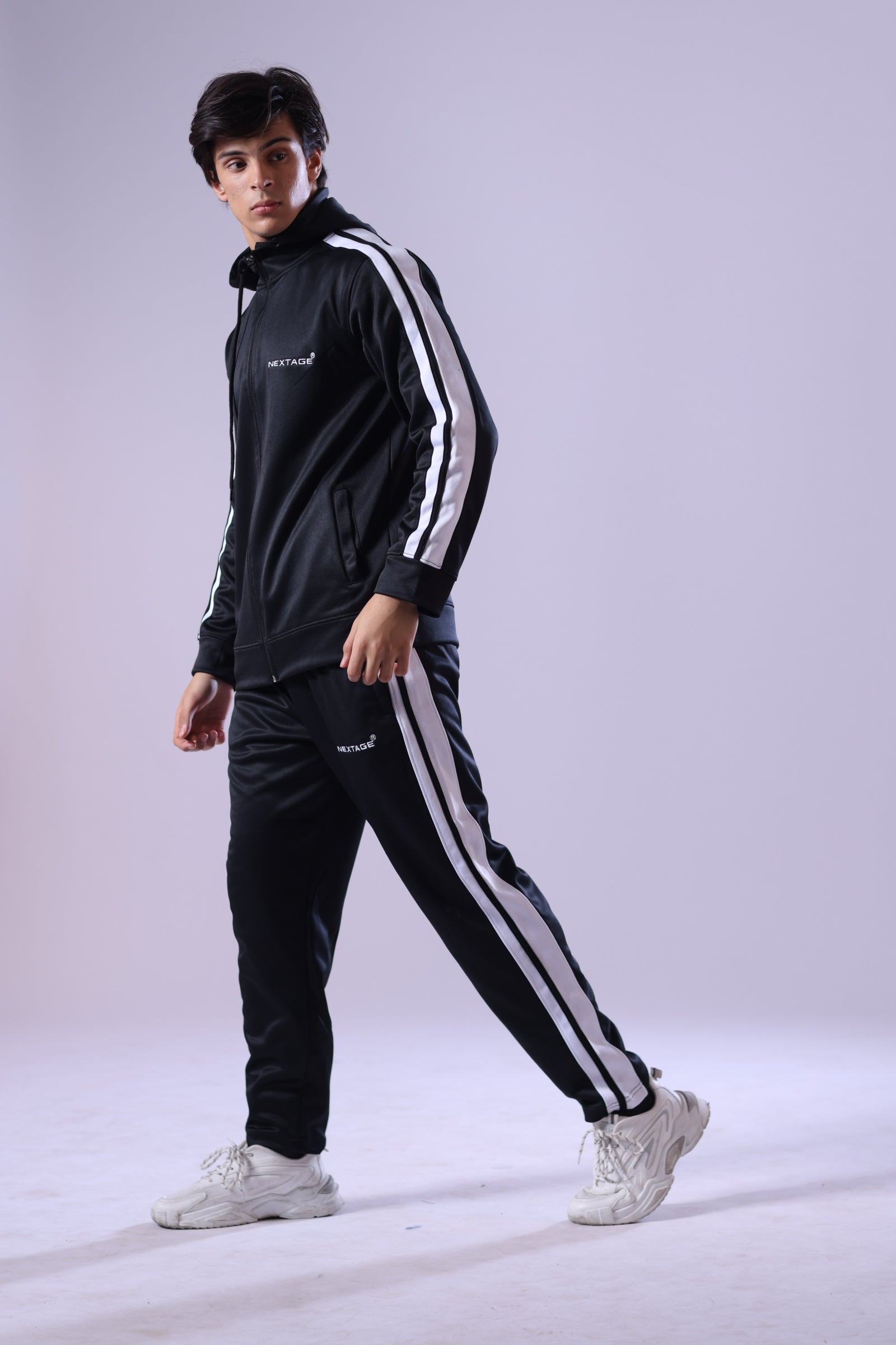 Black Hoodie Ultimate Winter Tracksuit