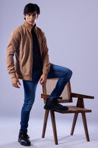 Taupe Suede Premium Jacket