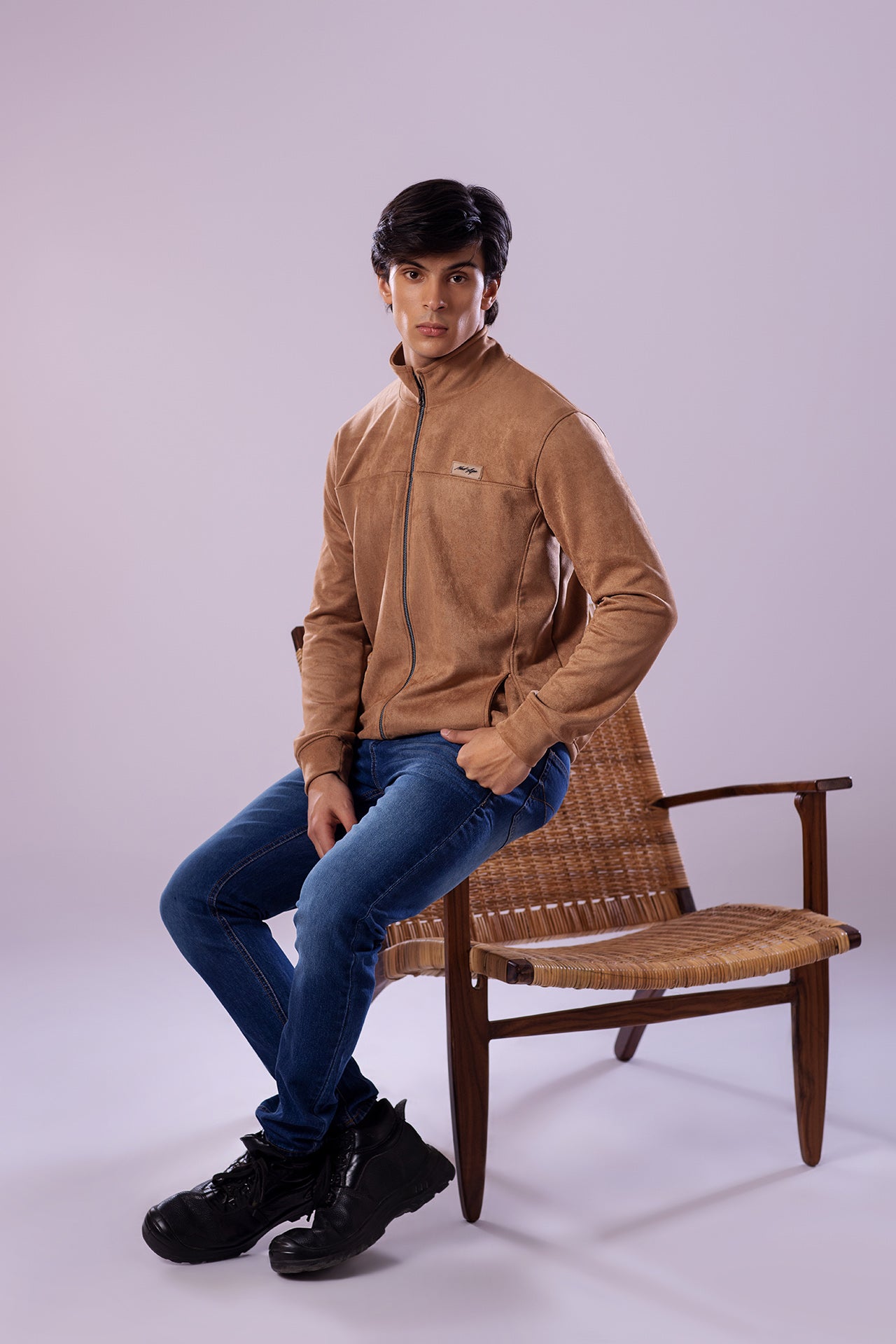 Taupe Suede Premium Jacket