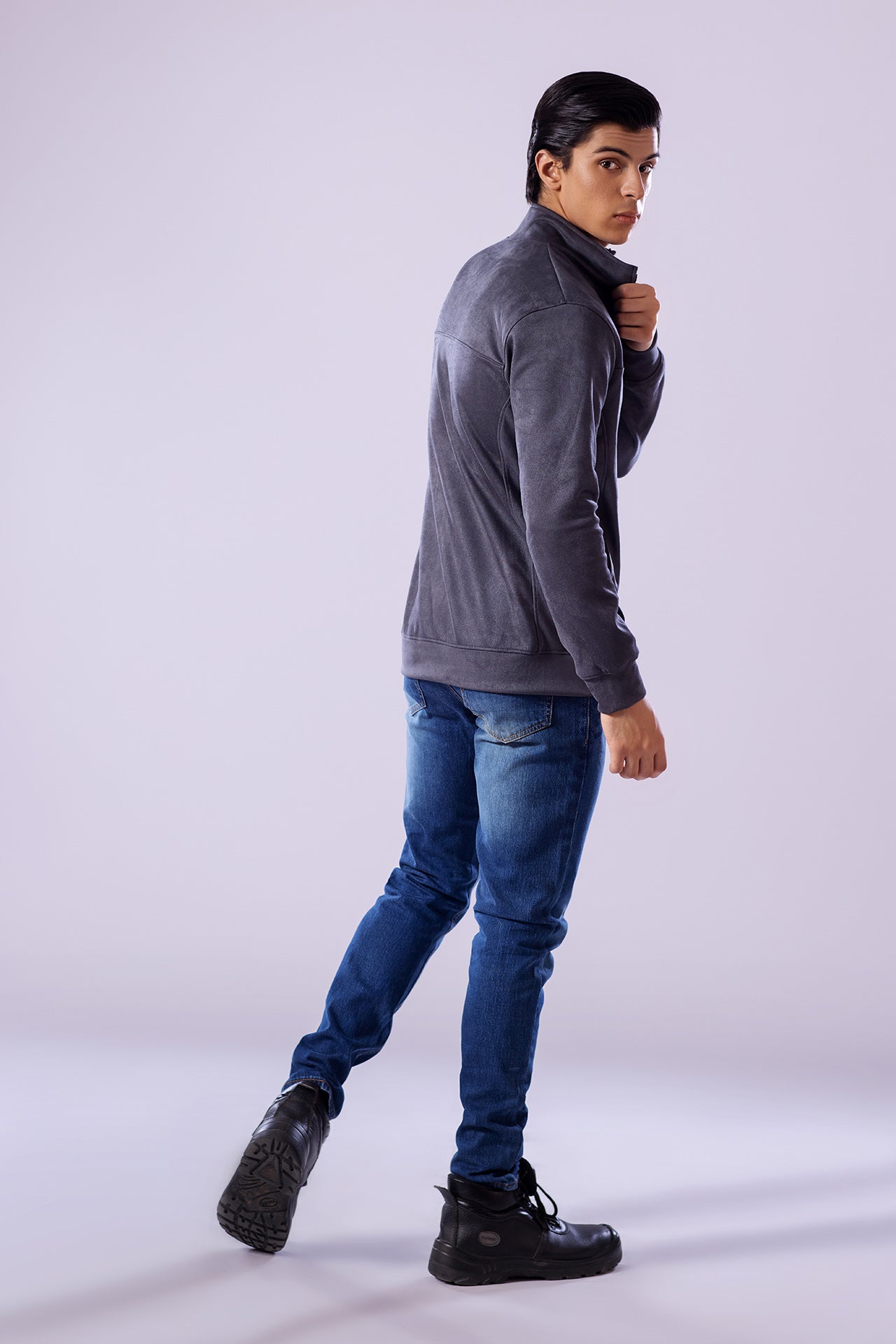 Deep Grey Suede Premium Jacket