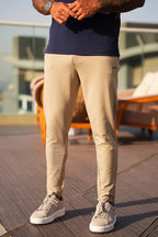 Navy Contrast Polo Tracksuit