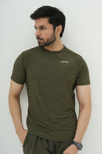 Nextage Premium Ultra Stretch Olive Green Tracksuit