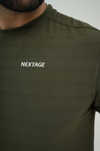 Nextage Premium Ultra Stretch Olive Green Tracksuit