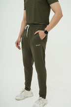 Nextage Premium Ultra Stretch Olive Green Tracksuit