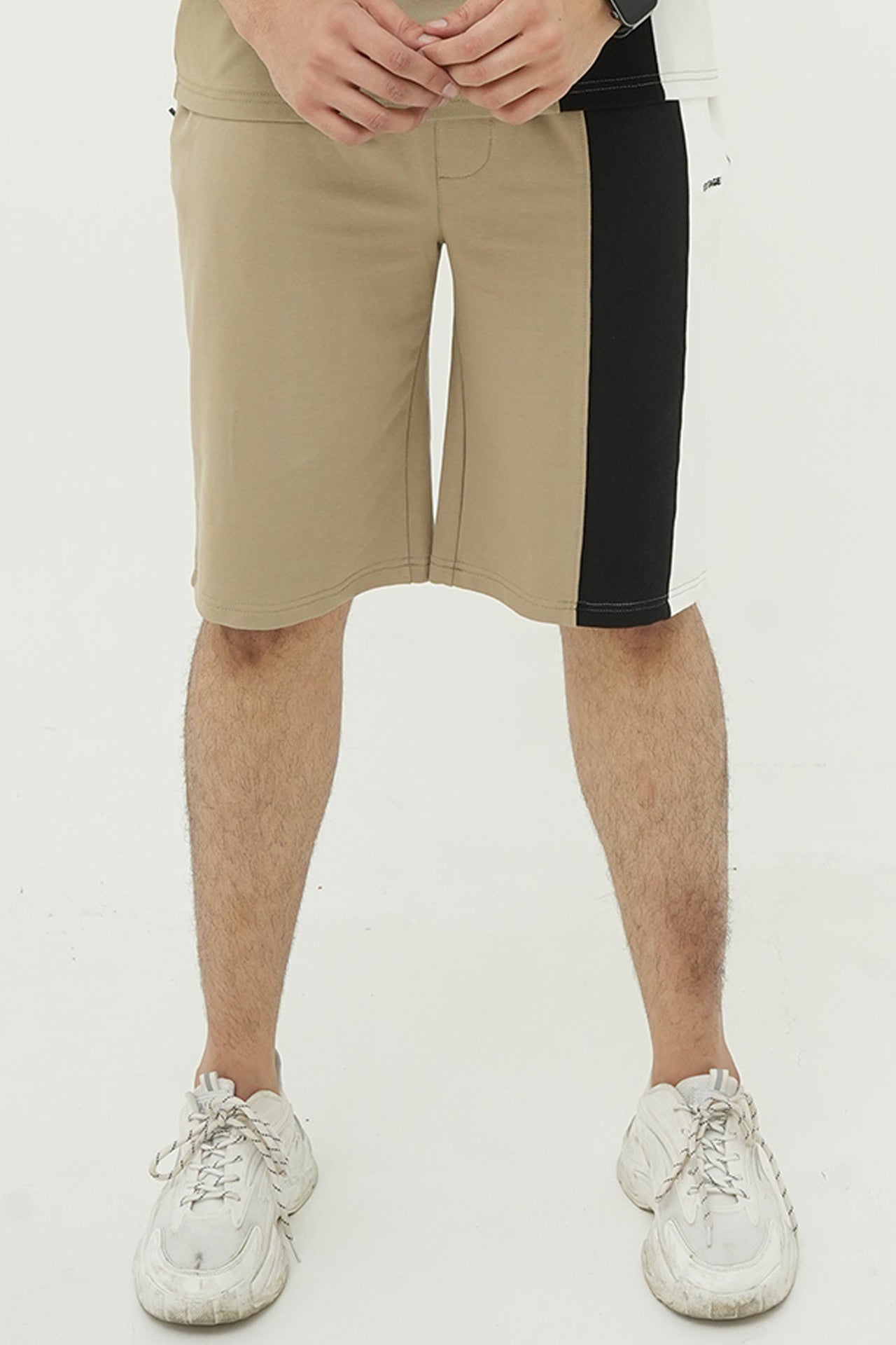 Nextage Sand Stripe Polo Short