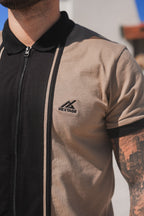 Nextage Sand Zip Through Polo Tracksuit
