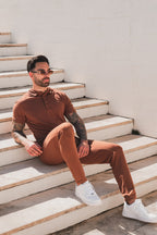 Chocolate Brown Polo Tracksuit