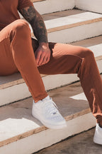 Brown Basic Slim Fit Trouser